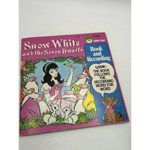 snow white and the seven dwarves Read Along 45 RPM 1981